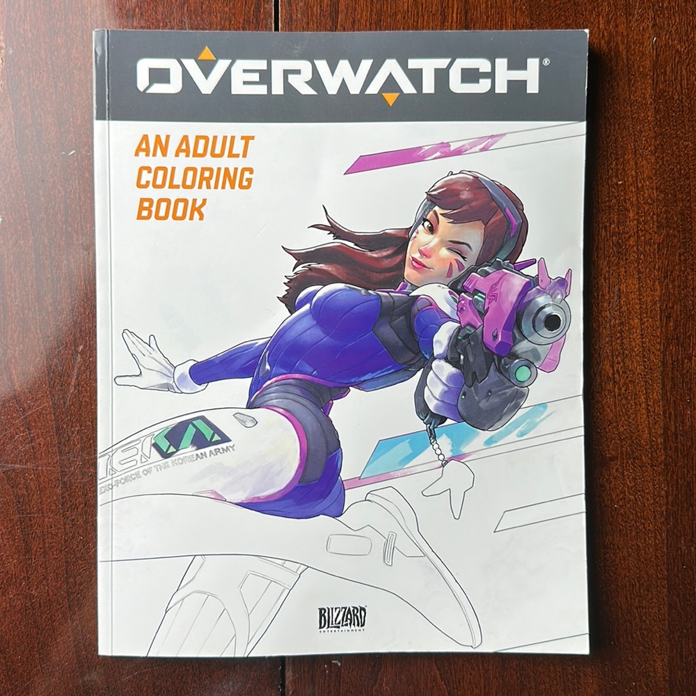 Over watch An Adult Coloring Book NWT